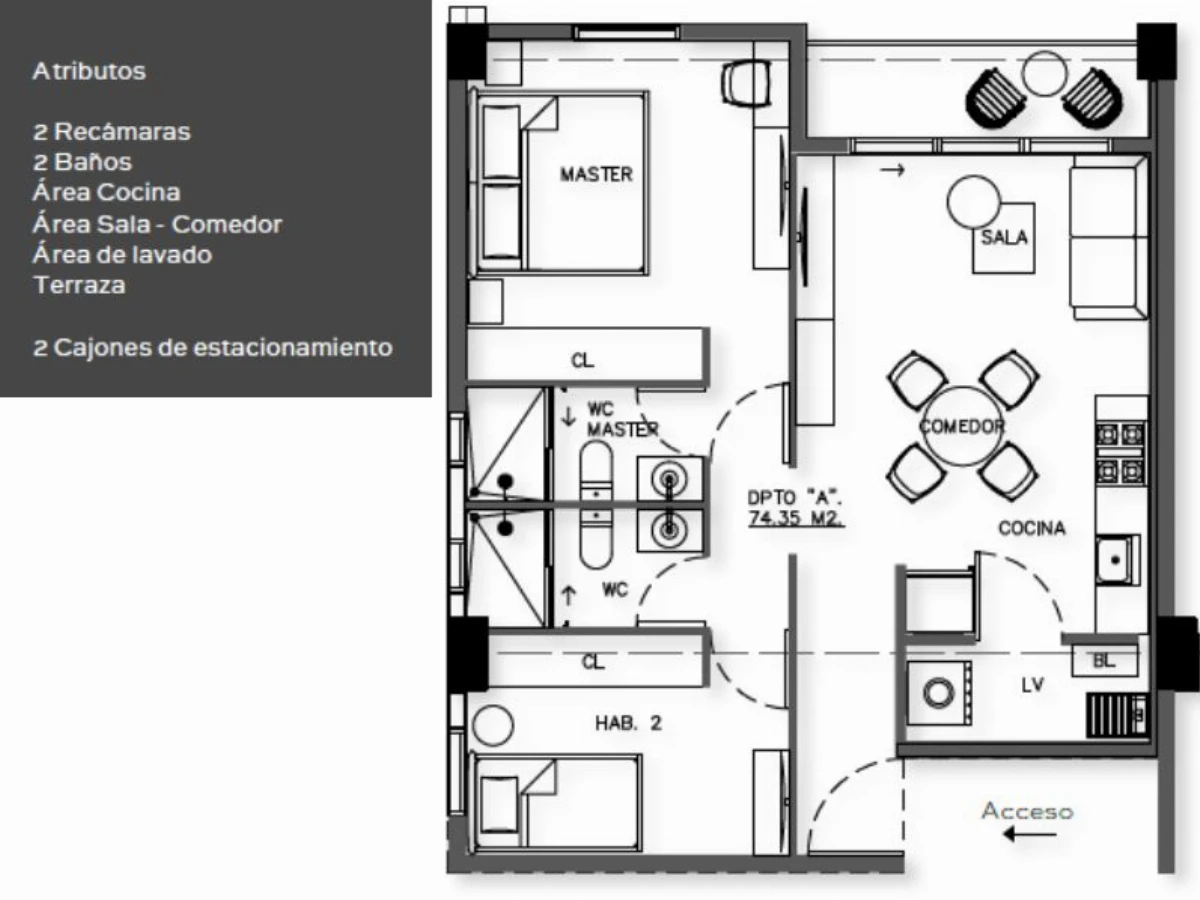 Imágen del proyecto VIVIA ROMA DEPARTAMENTOS