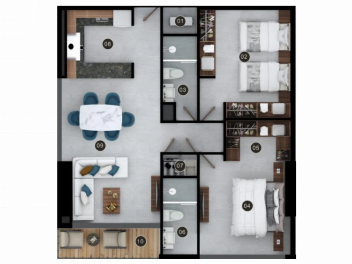 Imágen del proyecto AKIRA DEPARTAMENTOS